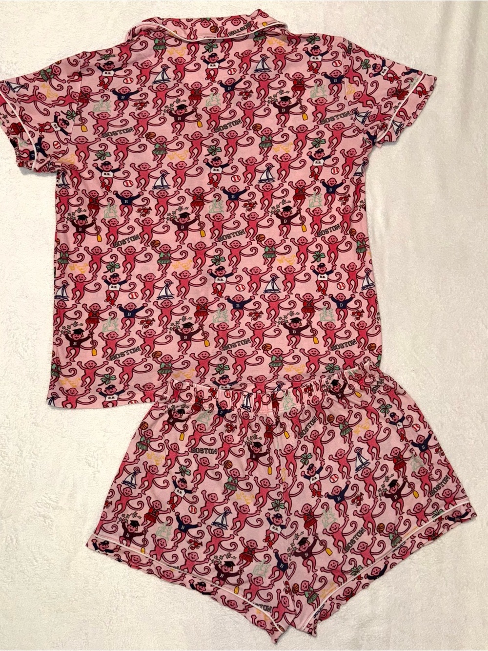 Women’s Roller Rabbit EXCLUSIVE LIMITED EDITION Boston Massachusetts Polo Pajama - Picture 8 of 8
